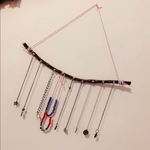 DIY NECKLACE HOLDER